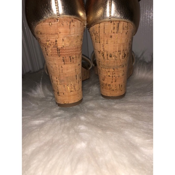 Gold Studded Wedge Heels💛:) - Picture 3 of 8